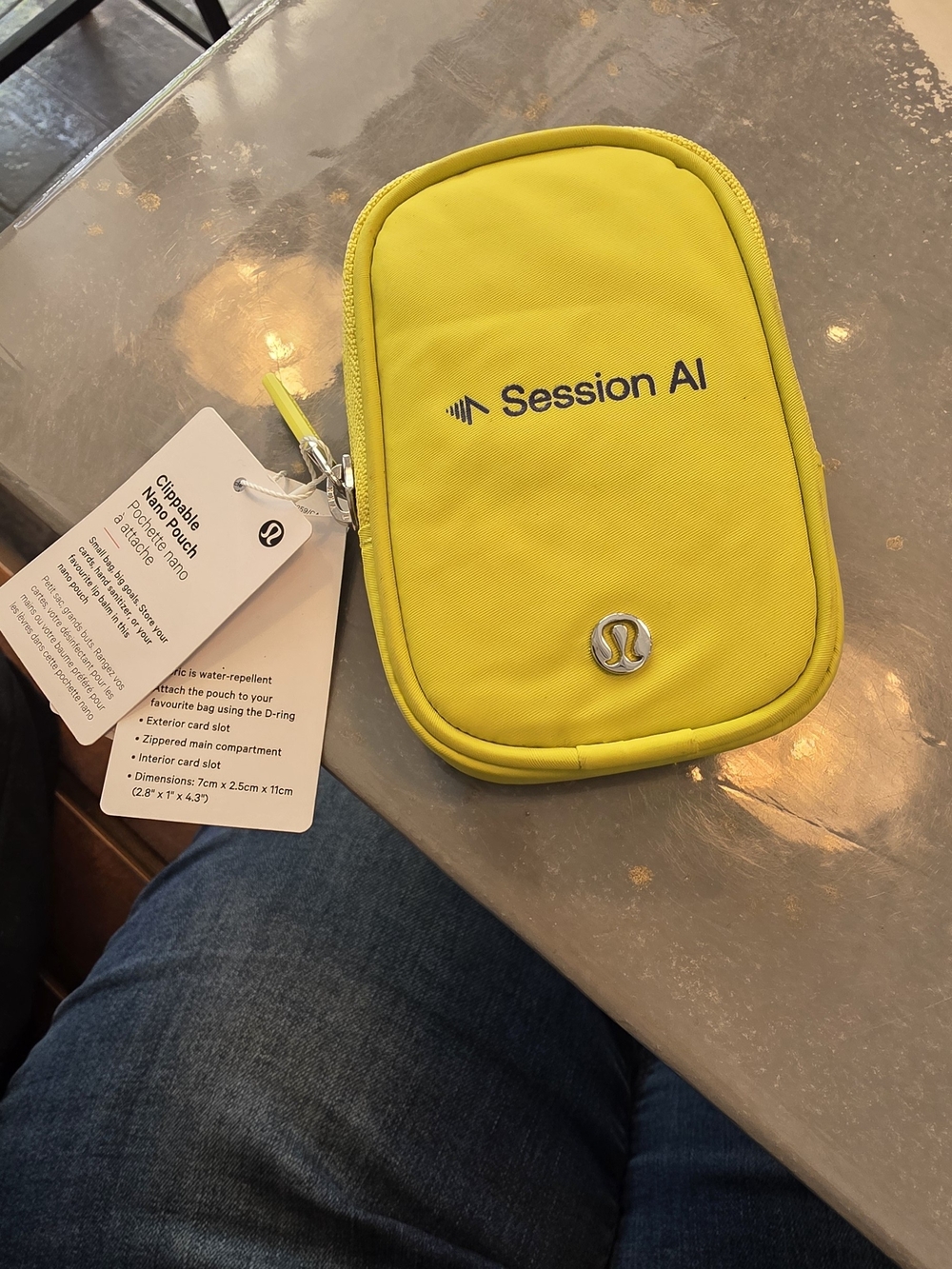 NWT Lululemon x Session AI  Nano Pouch RARE